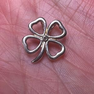 Lucky 4 Leaf Clover Sterling Silver 925 Necklace Pendant